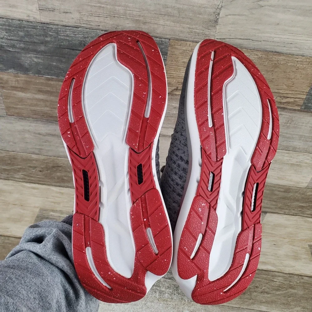 Runin Rabbit Mens Shoes Sz 9 Running Athletic Gray Scarlet Sage Sneakers